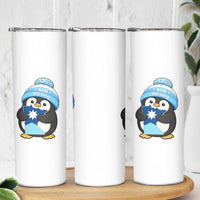 MN Strong Cute Penguin Skinny Tumbler Minnesota State Pride Gift