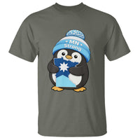 MN Strong Cute Penguin T Shirt Minnesota State Pride Gift
