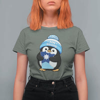 MN Strong Cute Penguin T Shirt For Women Minnesota State Pride Gift