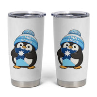 MN Strong Cute Penguin Tumbler Cup Minnesota State Pride Gift