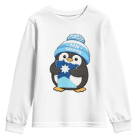 MN Strong Cute Penguin Youth Sweatshirt Minnesota State Pride Gift
