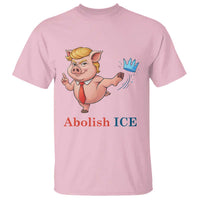 Protest Pig Kicking Icy Crown T Shirt Political Humor Gift