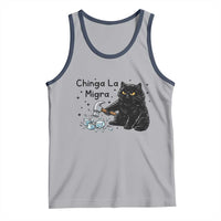 Chinga La Migra Tank Top Funny Cat Immigration Support