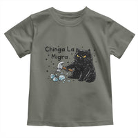 Chinga La Migra Toddler T Shirt Funny Cat Immigration Support