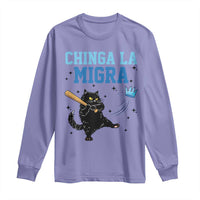 Chinga La Migra Long Sleeve Shirt Funny Protest Cat Minneapolis Support Gift