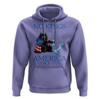 Funny Protest Chess Cat No Kings In America Hoodie Political Humor Gift
