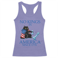 Funny Protest Chess Cat No Kings In America Racerback Tank Top Political Humor Gift
