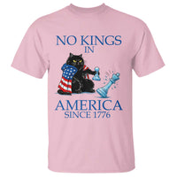 Funny Protest Chess Cat No Kings In America T Shirt Political Humor Gift