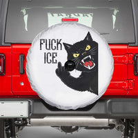 Funny Fck Ice Black Cat Spare Tire Cover Resist Minneapolis Political