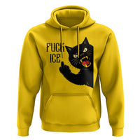 Funny Fck Ice Black Cat Hoodie Resist Minneapolis Political