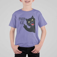 Funny Fck Ice Black Cat T Shirt For Kid Resist Minneapolis Political