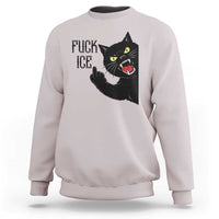 Funny Fck Ice Black Cat Sweatshirt Resist Minneapolis Political