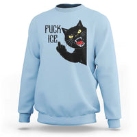 Funny Fck Ice Black Cat Sweatshirt Resist Minneapolis Political