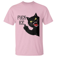 Funny Fck Ice Black Cat T Shirt Resist Minneapolis Political