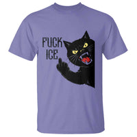 Funny Fck Ice Black Cat T Shirt Resist Minneapolis Political