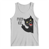 Funny Fck Ice Black Cat Tank Top Resist Minneapolis Political