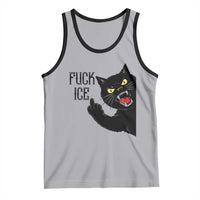 Funny Fck Ice Black Cat Tank Top Resist Minneapolis Political