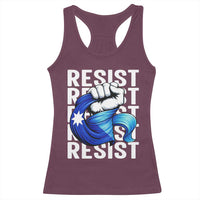 Minnesota Resist Ice Out Racerback Tank Top Support MN Anti Ice Movement