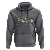 Funny Patriotic Goose Life Liberty Silliness Hoodie America 250th Anniversary