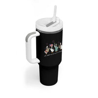 Funny Patriotic Goose Life Liberty Silliness Tumbler With Handle America 250th Anniversary