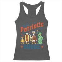 Just A Patriotic Goose Racerback Tank Top America 250th Anniversary