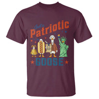 Just A Patriotic Goose T Shirt America 250th Anniversary