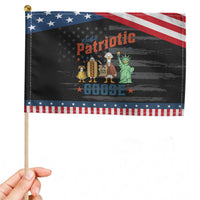 Just A Patriotic Goose Patriotic Handheld Flag America 250th Anniversary