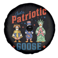 Just A Patriotic Goose Spare Tire Cover Funny Freedom Goose Patriotic