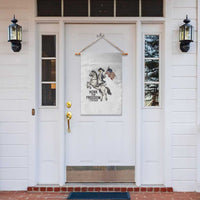 Funny Patriotic Goose Cowboy Garden Flag Honk For Freedom