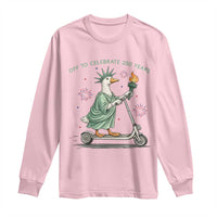 Funny Goose Statue Of Liberty Long Sleeve Shirt Off To Celebrate 250 Year