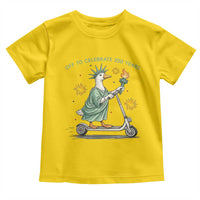 Funny Goose Statue Of Liberty Toddler T Shirt Off To Celebrate 250 Year