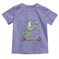 Funny Goose Statue Of Liberty Toddler T Shirt Off To Celebrate 250 Year