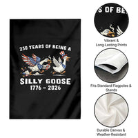Funny Patriotic Goose Garden Flag 250 Years Of Being A Silly Goose