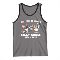 Funny Patriotic Goose Tank Top 250 Years Of Being A Silly Goose