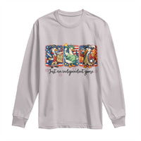 Just An Independent Goose Long Sleeve Shirt Funny Patriotic Goose