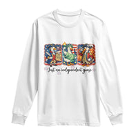 Just An Independent Goose Long Sleeve Shirt Funny Patriotic Goose