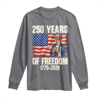 250 Years Of Freedom Long Sleeve Shirt Patriotic Uncle Sam