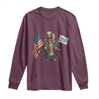Patriotic Uncle Sam Celebrating 250 Years America Long Sleeve Shirt