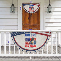 Vintage Cat Uncle Sam Patriotic Fan Flag Cheers To 250 Years