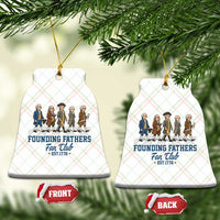 Funny Founding Fathers Fan Club Ceramic Ornament Patriotic American History