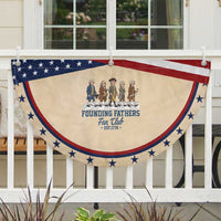 Funny Founding Fathers Fan Club Patriotic Fan Flag American History