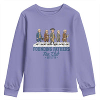 Funny Founding Fathers Fan Club Youth Sweatshirt Patriotic American History