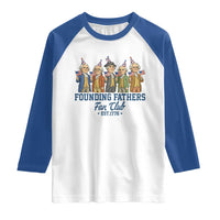 Funny Founding Fathers Fan Club Raglan Shirt American History Lovers