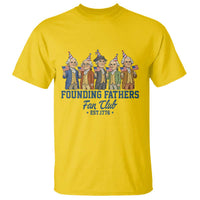 Funny Founding Fathers Fan Club T Shirt American History Lovers