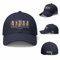 Funny Founding Fathers Fan Club Patriotic History Baseball Cap
