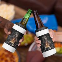 Funny Birthday Dinosaur 4 in 1 Can Cooler Tumbler Prehistoric Party Celebration