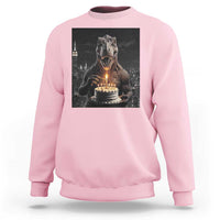 Funny Birthday Dinosaur Sweatshirt Prehistoric Party Celebration