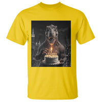 Funny Birthday Dinosaur T Shirt Prehistoric Party Celebration