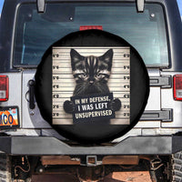 Funny Bad Cat Attitude Spare Tire Cover In My Defense I Was Left Unsupervised