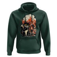 Funny Trouble Maker Cat Hoodie Cute Mischief Graphic Gift For Cat Lover